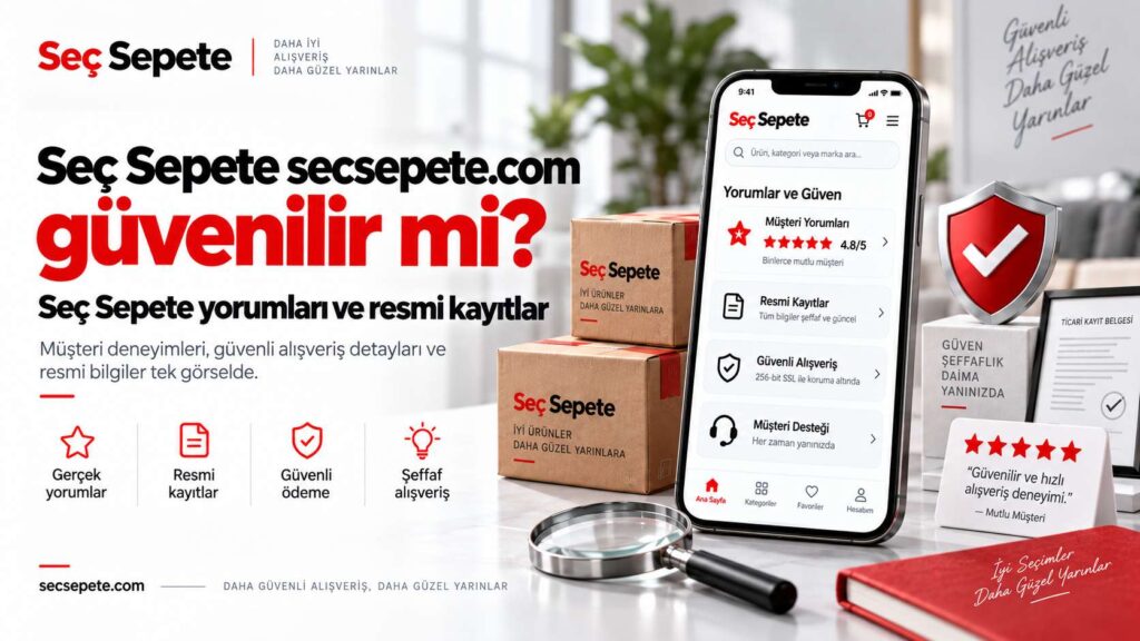 Seç sepete secsepete.com güvenilir mi? Seç Sepete yorumları ve resmi kayıtlar