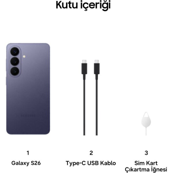 Samsung Galaxy S26 256 GB 12 GB RAM (Samsung Türkiye Garantili)