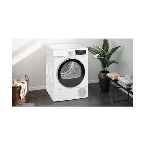 Siemens SİEMENS WQ42A201TR iQ300 Isı Pompalı Kurutma Makinesi 9 kg Beyaz