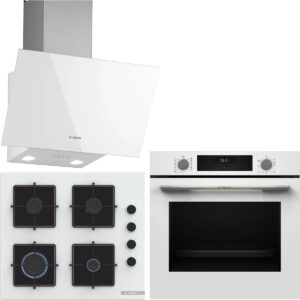Bosch Beyaz 3 Lü Ankastre Set 483 Buhar Destekli A Enerji Sınıfı Modern Tasarım ( HUA717BV0T - POP6C2P31O - DWK63PJ20T )